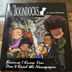 Used Graphic Novel Book, The Bondocks By Aaron Mcgruder. Because I Know You Don’t Read The Newspaper Trade Paperback 