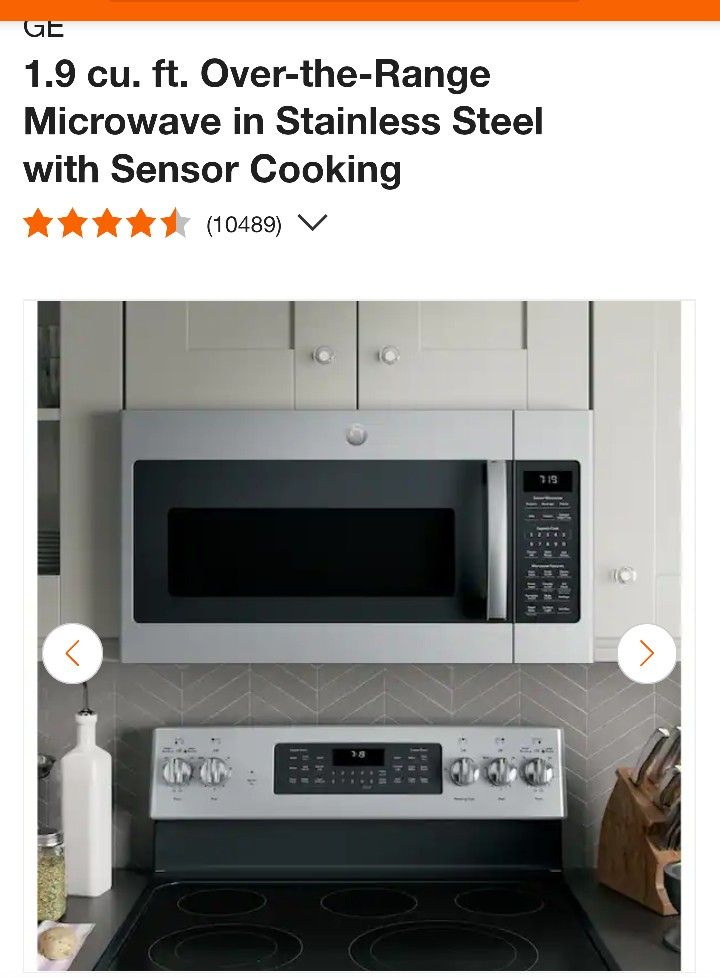 Brand New GE Over The Range Microwave