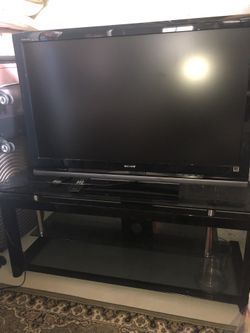 Sony TV with the stand