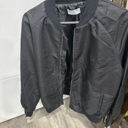 Black Valentino bomber jacket