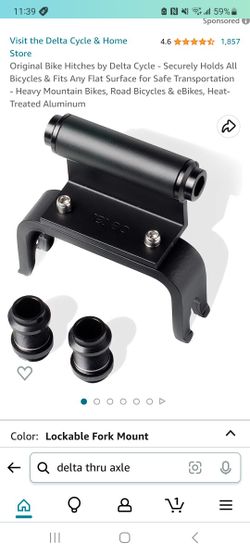 Delta Cycle Bike Hitch – Fahrradgabelhalterung Mit Schnellspanner, Für 9x100 Mm – Transportabel, Robust