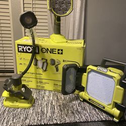 Ryobi One+ 18 V 3 Tool Light Combo TOOL ONLY