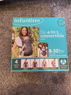 Infantino flip 4-in-1 convertible baby carrier
