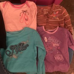 Girls Long Sleeve Tops & Jeans Size 4 