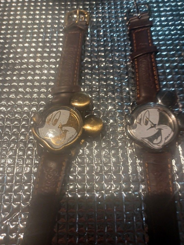 Disney Watches, 2. Never Used.