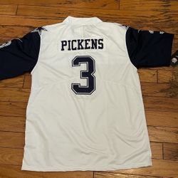 White George Pickens Dallas Cowboys Jersey #3