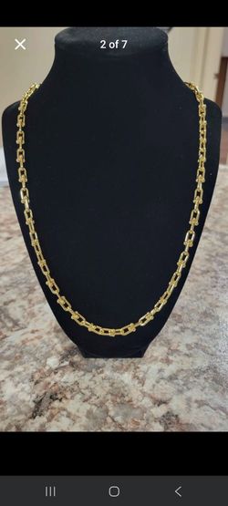 23.5Inch/6mm 14k Gold Link Chain *READ DESCRIPTION*