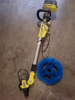 Ryobi scrubber cleaner portable