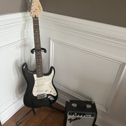 Used Fender Electric Guitar And Amp