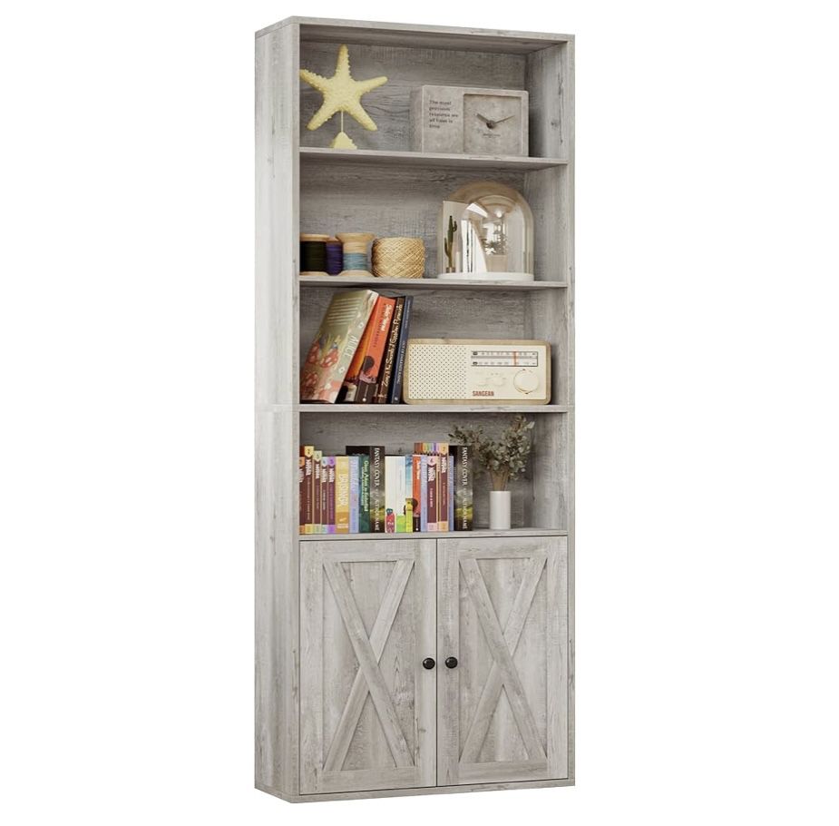 One Beige Bookshelf/Bookcase