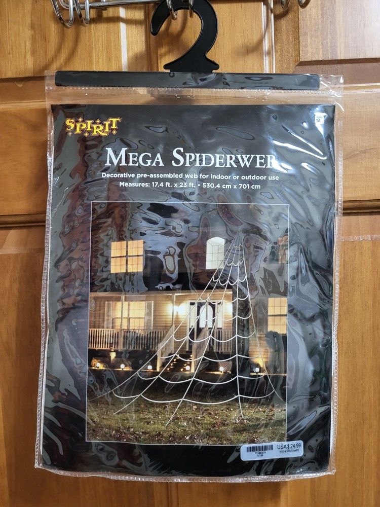 Mega Spiderweb Halloween decor