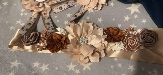 Teddy Bear Babyshower Sash And Buttons