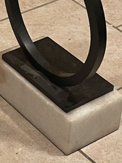 Iron Sculpture Of Gymnast