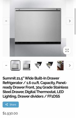 ❄️ NEW OPEN BOX SUMMIT® OUTDOOR REFRIGERATOR – 30% OFF! ❄️  Upgrade your outdoor kitchen or entertainment area with this Summit FF1DSS Outdoor Refrige