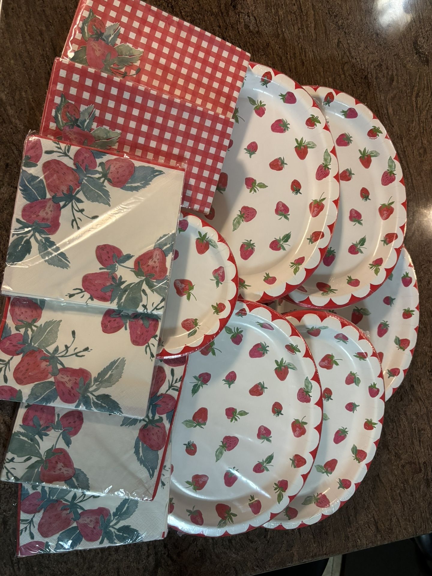 strawberry party set