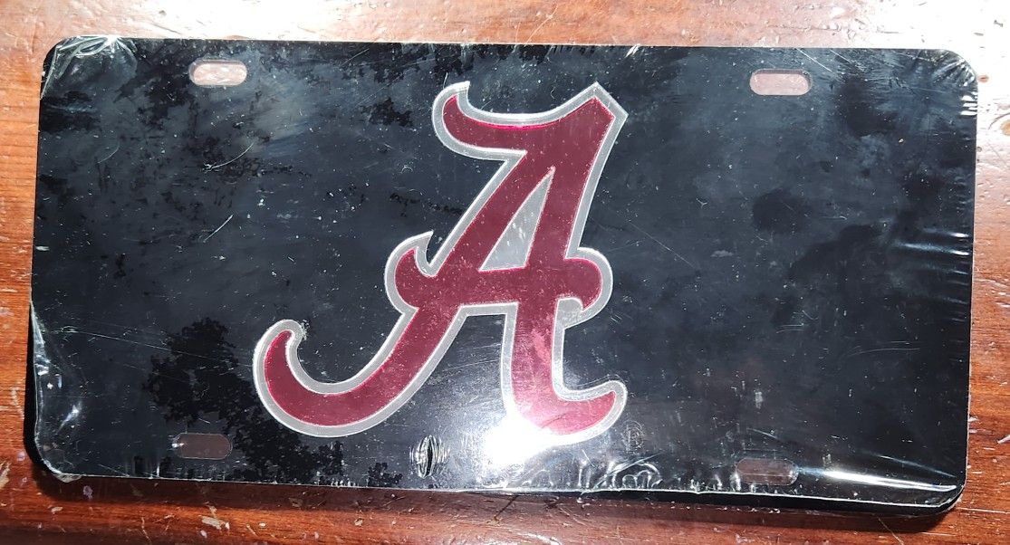 Crimson Tide License Tag, New