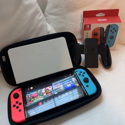 Nintendo Switch OLED Console With Games!