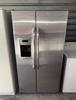 GE Stainless Steel Refrigerator And Freezer