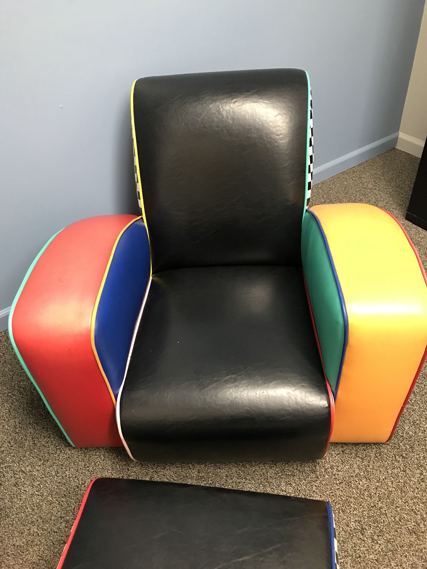 1980’s Harry Selig pop art lounge chair
