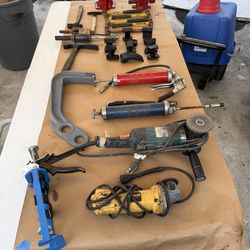 Assorted Body Shop Tools