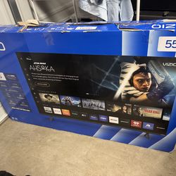 Vizio 55” 4K Smart TV Open Box Works Great Remote Included Wall Mount Ready