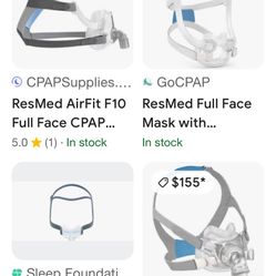 Resmed Full Face Mask Size M