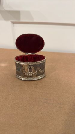 Vintage ornate  silver plated