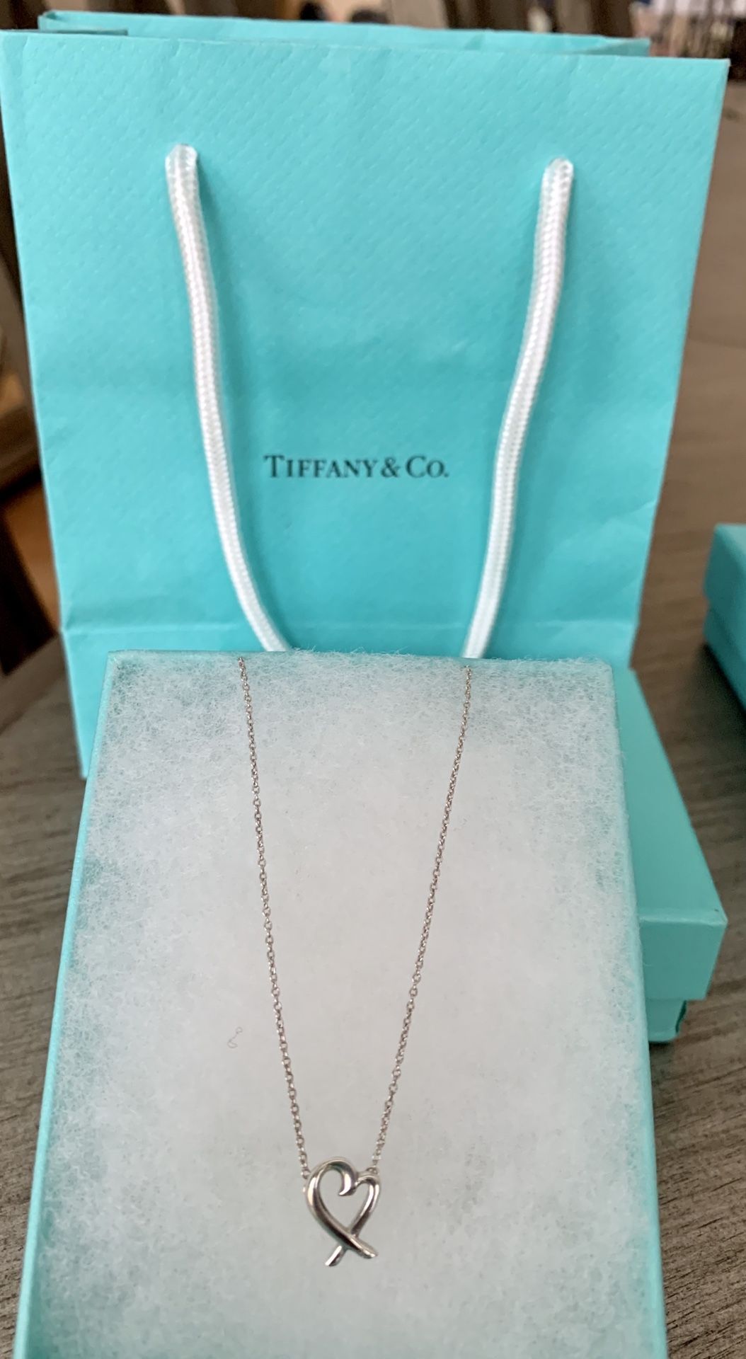 Tiffany & Co. Paloma Picasso heart necklace 925 silver