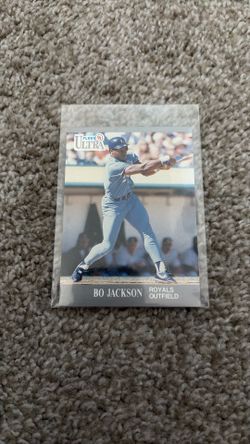 No Jackson MLB card