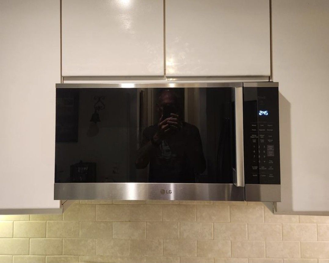 LG in. W Smart Over the Range Microwave Oven