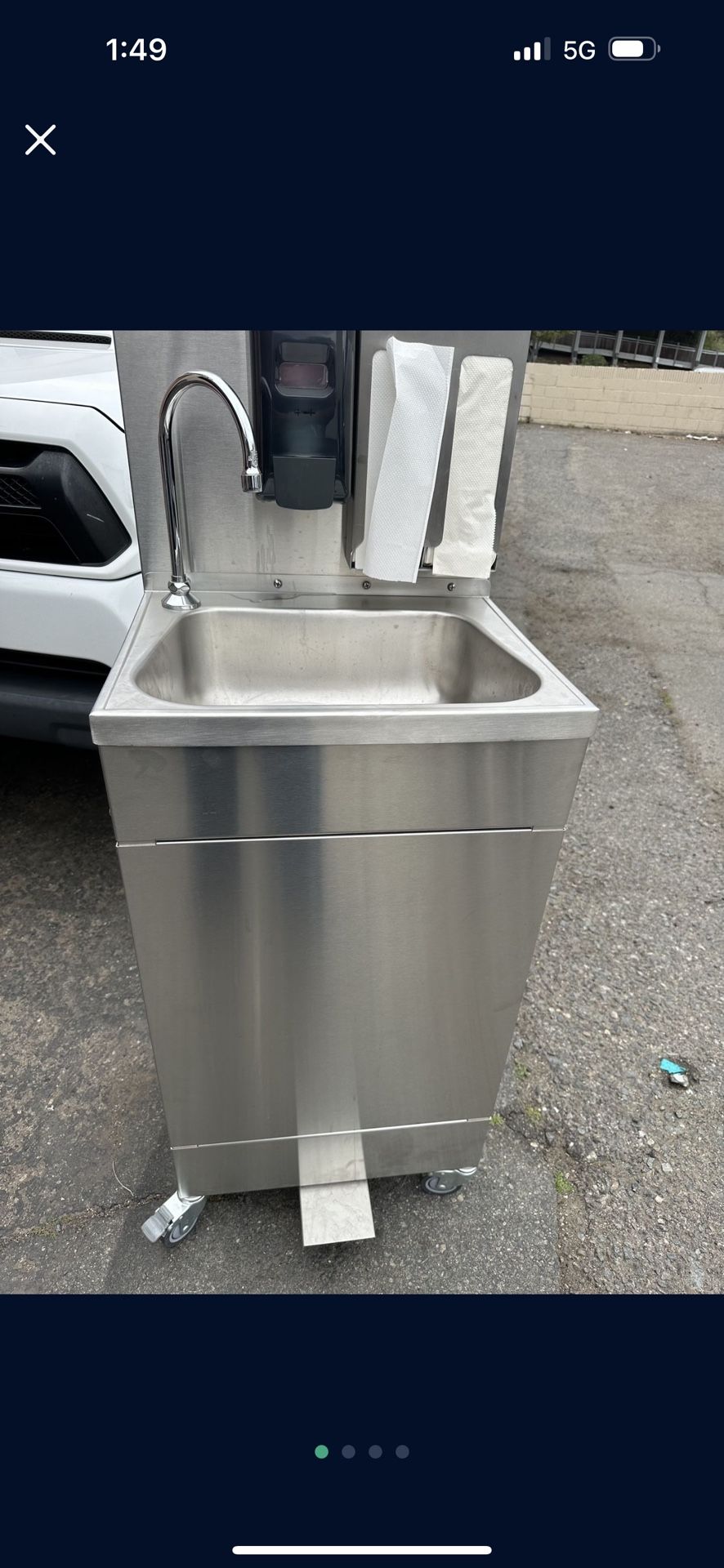 Portable Stainless Steel Hand Wash Station