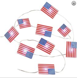 20CT BO/TIMER PATRIOTIC FLAG