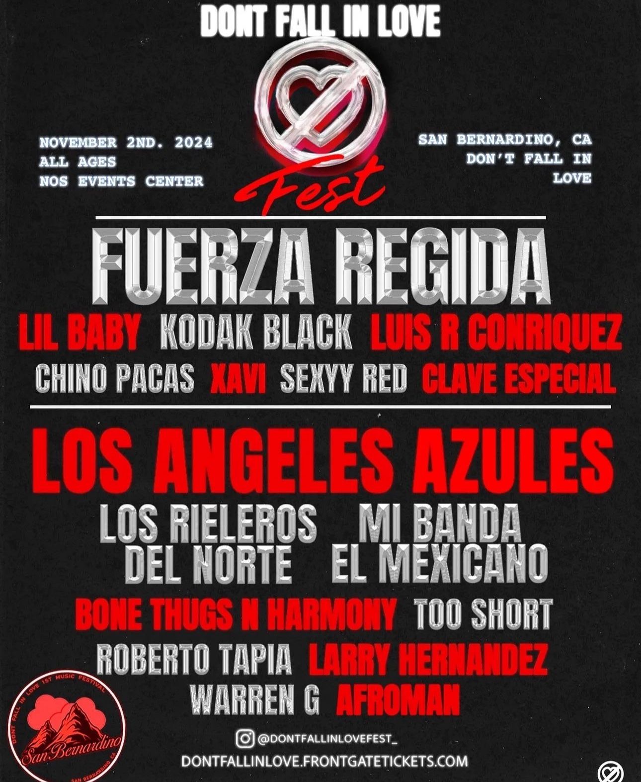 Dont Fall In Love Ticket