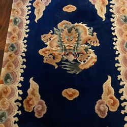 Asian Dragon Chinese Area Rug