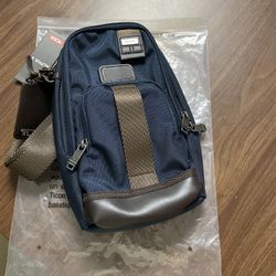 TUMI Sling Bag In blue