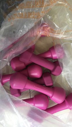 Pink weights