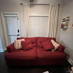 Red Couch Set (Long And Short) for Sale in Atlanta, GA - OfferUp