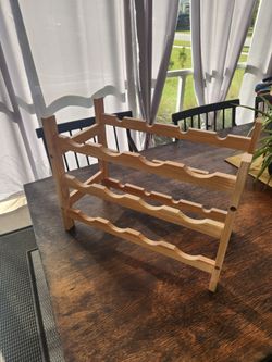 Bamboo Wine Rack 4-Tier