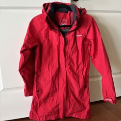 Helly Hansen woman’s long raincoat (like new) size S