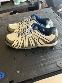 Dexter Fred Bowling Schuhe Weiß Grau Blau