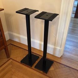 Rockville 37" Steel Bookshelf Speaker Stands
