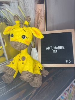 Jirafa amigurumi