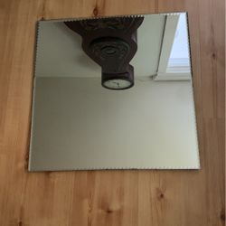 Pottery Barn Vintage Beveled Square Mirror