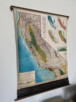 Vintage Wall  Map