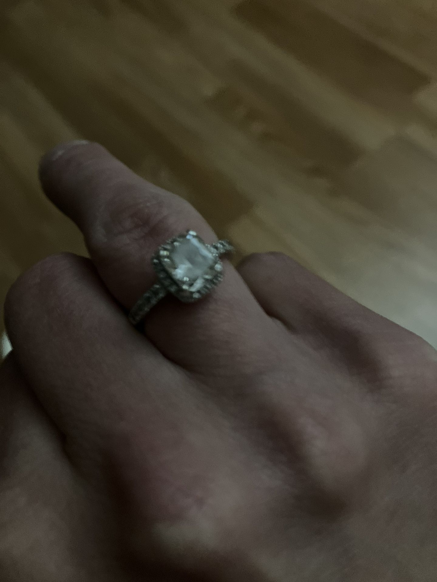 Platinum Ring With 2 Carat Diamonds