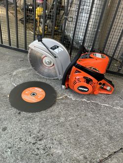 ECHO 14 in. 73.5 cc 2-Stroke Gas Concrete Masonry Pro Cut-Off Saw with Decompression Valve and Abrasive Blade and Water Valve