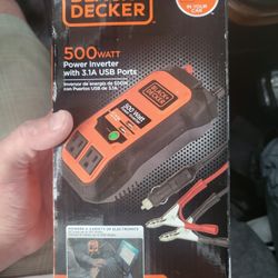 Black & Decker 500 Watt Inverter Brand New Inbox