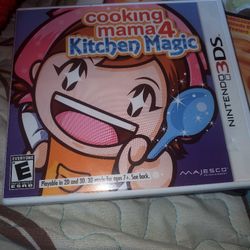 Nintendo 3DS cooking mama 4 kitchen magic 