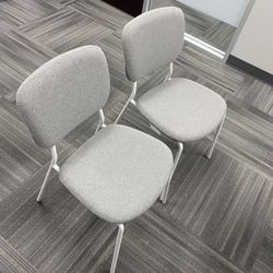 Duo Gray Office Chairs 