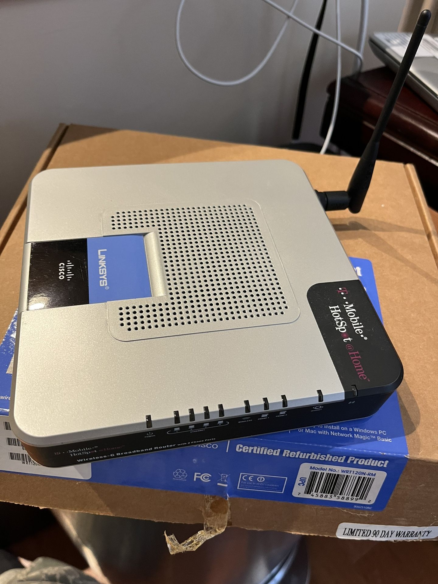 T-mobile Hotspot@Home Wrtu54g-tm Wireless-G